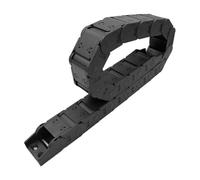 1pc 25x38mm 1 Meter Plastic Drag Wire Carrier Cable Closed Open On Both Sides With End Connectors For CNC Sales(R75)