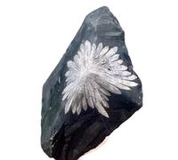 1pc 260-300g Chrysanthemum Stone Quartz Carved Halo Gifts Gems
