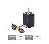 1Pc 28 step electronic starter 2phase 4 lead 1.8° nema 11 28mm 34 40 50mm length low noise High torque 28 Stepper electronic starter CZAOINCU(28-45)