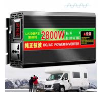 1pc 2800W-20000W Pure Sine Wave Inverter DC 12V-72V to AC 110V/220V for Solar, RV, Camping & Home Storage(2800w 24Vto220V)