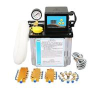 1pc 2L CNC Lubrication Pump System Kit AC110V AC220V 4mm 6mm Low Pressure Auto Electromagnetic Lubricant Oil Pump CNC Machine Tool(AC110V,2L CNC Pump Kit 4mm)