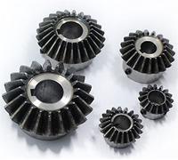 1pc 2M 20T Helical Bevel Gear with 8mm/20mm Inner Hole - Durable Steel Gears for Mechanical Applications(18mm bore 20 Teeth)