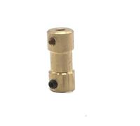 1pc 2mm/2.3mm/3mm/3.17mm/4mm/5mm/6mm Brass Flexible Motor Shaft Coupling Coupler Motor Transmission Connector(3mm-3mm)