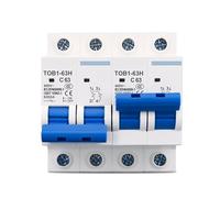 1PC 2P 2P 63A MTS Dual power Manual transfer switch Circuit breaker MCB 50HZ/60HZ 400VAC NO interlocking function