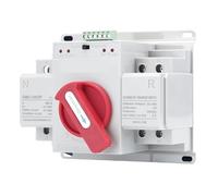 1pc 2P/4P 63A Dual Power Automatic Transfer Switch AC230V 50/60Hz HQ MCB Auto/Manual Switching Circuit Breakers(2p,50A)