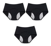 1PC/2PC/3PC/5PC Underwear For Women Solid Large Size Leak Proof Briefs Bottoms Overnight Menstrual Panties High/Low Waisted Protective For Teens Girls Physiological Pants Multipack Sets knickers Sales