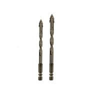 1pc/2pcs/3pcs/5pcs/7pcsNew Four Edged Serrated Eccentric Bit For Dry Drilling Of All Ceramic Tiles Ceramic Glass Marble Concrete Stainless Steel Stone(2 PCS With box)
