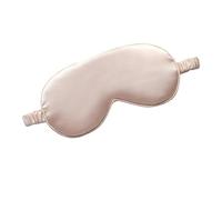 1pc/2pcs/3pcs-Double-Sided Silk-Like Sleeping Eye Mask Blindfold Solid Portable Rest Shade Cover Soft Pad(Pink,1pc)