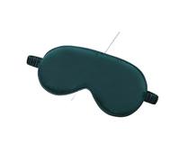 1pc/2pcs/3pcs-Double-Sided Silk-Like Sleeping Eye Mask Blindfold Solid Portable Rest Shade Cover Soft Pad(Deep Green,3pcs)