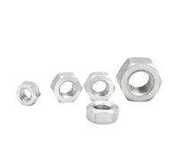 1PC/2PCS/5PCS/10PCS/20PCS/50PCS Aluminum M2 M2.5 M3 M4 M5 M6 M8 M10 M12 M14 M16 M18 M20 M22 M24 Hex Hexagon Nut(M12 (10pcs))