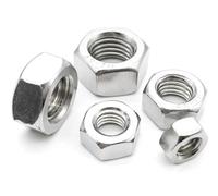 1PC/2PCS/5PCS/10PCS/25PCS/50PCS/100PCS/200PCS 304 Stainless Steel Hex Hexagon Nut(200pcs M2)