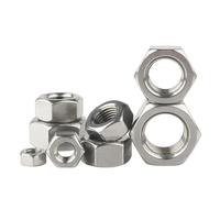 1PC/2PCS/5PCS/10PCS/25PCS/50PCS 304 Stainless Steel Hex Hexagon Nuts M1 M1.2 M1.4 M1.6 M2 M2.5 M3 M3.5 M4 M5 M6 M8 M10 M12 M14 M16 M20 Nut For Screws Bolts(M12 x 5Pieces)