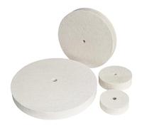 1PC/2PCS 75-250mm Wool Felt Polishing Buffing Wheel Jade Metal Mirror Surface Finish Bench Grinder Tool Grinder Disc Polishing Wheel(2pc 125x10mm)