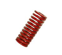 1PC/2PCS Spiral Stamping Compression Die Spring Red 65MN Steel(18x9x30mm,2PCS)