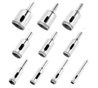 1Pc 3-100mm Glass Hole Saw Diamond Coated Drill Bits Drilling Crown for Tile Marble Ceramic Power Tools,8mm(10pcs 6-30mm)