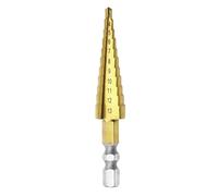 1pc 3-12mm 4-12mm 4-20mm HSS Straight Groove Step Titanium Coated Wood Metal Hole Cutter Core Drill Bit(FS1B/130)