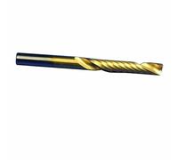 1pc 3.175mm SHK Titanium Coating Spiral PVC Cutter CNC Router Bits One Flute Spiral End Mills Single Flute End Milling Cutter(3.175 * 1 * 3)