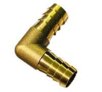 1PC 3 4 5 6 8 10 12 14 16 19 25mm Hose Barb Equal Reudcing Elbow Connector Hosetail 90 Deg Adapters Transfer Brass Pipe Fitting Fuel