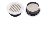 1PC 3" 4“ 5” 6“ 8” White ABS Plastic Round Air Vent Grill Cover Diffuser Ventilation Ducting Hose Louver Wall Ceiling Mounted Air Vent Grille(Filter Type,8Inches (200mm))