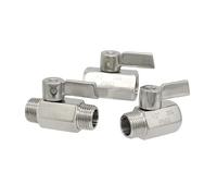 1PC 3/4" Male-Female BSP SS304 Thread Ball Valve with High Pressure Resistance HZZGMANCAJ