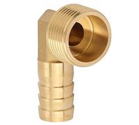 1pc 3/4" Male Thread Brass Barb Fittings 90 Degree Elbow Coupling Joint Head Brass Hose for Water Hose (16mm)