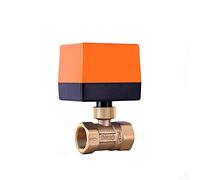 1PC 3/4" Motorized Ball Valve 220V 12V 24V 3-Wire 2 Point Control Brass Electric Ball Valve(12VDC)