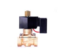 1pc 3/4" Normally Open Brass Solenoid Valve 24 Hours Non Heating 220V 110V 24V 12V Energy-Saving Solenoid Valves for Water/Gas(BSPT_220VAC)