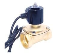 1pc 3/4inch 2A-20 Normally Closed Brass Fountain Solenoid Valve 220V 12V 24V for Underwater(AC24V)
