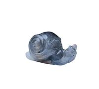1pc 3.5cm/1.38in Crystal Carved Snail Skull, Stone Crystal Gift for Home Decor.