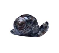 1pc 3.5cm/1.38in Crystal Carved Snail Skull, Stone Crystal Gift for Home Decor.