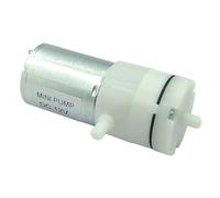 1pc 3.7V 6V 12V Small Mini 370 Motor Diaphragm Air Vacuum Pump Negative Pressure Suction Pump DIY Breast Inflator Aquarium(DC 12V)