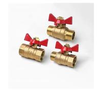 1pc 3/8" BSP Female to Female Thread Two Way Brass Shut Off Ball Valve with Handle Plumbing Fittings