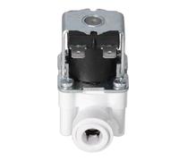 1Pc 3/8" DC12V/DC24V/AC220V Plastic Water Electric Solenoid Valve 3/8in Quick Connector Normally Closed Solenoids Valves(24V)