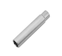 1pc 3/8" Drive 6 Point Deep Socket 120mm Length with 10mm Hex Hole for 8-19mm Bolts - for CR-V Steel Extension Sleeve Head(8mm)