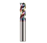1pc 3 Flutes Aluminum Cutter Carbide Milling Tungsten End Mill DLC Coating Teeth Tool Key Seater Router Bit(20X45X20X100)