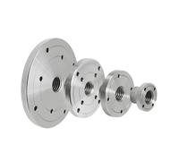 1pc 3" inch 75mm Flange Faceplate Wood Lathe Chuck M33 x 3.5 Thread Face Plate Woodworking Turning Tools Accessories (Color : M18 X 2.5)