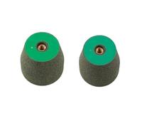 1PC 3 Inch Silicon Carbide Grinding Stone Wheel Flaring Cup Wheel for Granite Marble Concrete Masonry with M10 Threaded Arbor(2PCS SET)