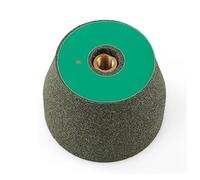 1PC 3 Inch Silicon Carbide Grinding Stone Wheel Flaring Cup Wheel for Granite Marble Concrete Masonry with M10 Threaded Arbor(N-Durable Type 1PCS)