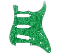 1pc 3 Ply 11 Holes Guitar Pickguard For ST Perfect Replacement PVC Celluloid Electric Guitar Accessories(Green)