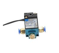 1pc 3 Port Electronic Boost Control Solenoid Valve DC12/24V 35A-ACA-DDBA-1BA with 6MM Tube Fittings Brass Silencer(PC10mm Tube,DC12v)