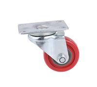 1pc 3 Swivel Casters Swivel Caster Wheels Swivel Plate Castors Universal Wheel 360 Degree Wheels Chair Wheel Red Universal Wheel to Rotate Furniture Casters