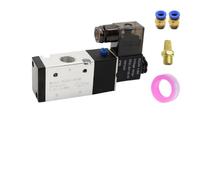 1pc 3 Way 2 Position Pneumatic Control Valve Solenoid Valves - 3V110-06, 3V210-08, 3V310-10, 4V410-15 - DC 12V, DC 24V(AC220 3V310-10 PC8-03)