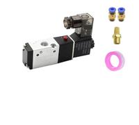 1pc 3 Way 2 Position Pneumatic Control Valve Solenoid Valves - 3V110-06, 3V210-08, 3V310-10, 4V410-15 - DC 12V, DC 24V(AC220 3V110-06 PC8-01)