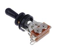 1Pc 3 Way Short Straight Guitar Toggle Converter Selector With Brass Hat For Electric Guitars Pickups Converter Control Parts Guitar Parts(B)