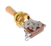 1Pc 3 Way Short Straight Guitar Toggle Converter Selector With Brass Hat For Electric Guitars Pickups Converter Control Parts Guitar Parts(E)