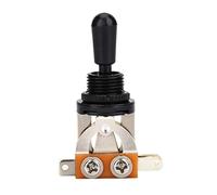 1Pc 3 Way Toggle Switch with Black Tip Replacement Part for Electric Guitar Sensitive ¡¿The Steel Guitar Pickup Sele3 Way Toggle Switch Toggle Switch Guitar Toggle Switch