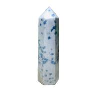 1pc 300-400g Blue Granite Quartz Crystal Tower gem Gemstone Stone