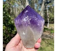 1pc 300-400g High Crystal Quartz Crystal Obelisk Vivid Purple Crystal Obelisk