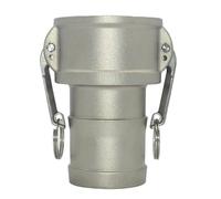 1pc 304 Stainless 1/2" 3/4" 1" 1-1/4" 2" 3" 4" BSPT Female Male Camlock Fitting Adapter Barb Quick Disconnect(2-1/2")