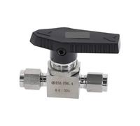 1PC 304 Stainless Steel Ball Valve Female SS304 for Tube-line and Pipeline Q91SA OD 1/4"